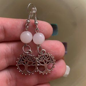 Rose Quartz earrings